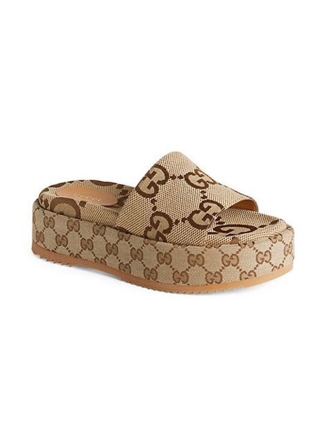 gucci slides saks|gucci gg cutout slides.